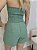 Conjunto top e shorts alfaiataria verde menta - Imagem 2