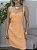 Vestido Valéria marrant curto delicado laranja - Imagem 3