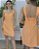 Vestido Valéria marrant curto delicado laranja - Imagem 1