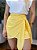 Shorts Saia em Linho Amarelo - Imagem 2