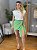 Shorts Saia em Linho Verde Menta - Imagem 2