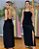 Vestido Suzana alfaiataria decote costas preto - Imagem 1