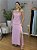 Vestido Suzana alfaiataria decote costas rosa - Imagem 3