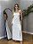 Vestido Suzana alfaiataria decote costas branco - Imagem 3