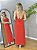 Vestido Suzana alfaiataria decote costas vermelho - Imagem 3