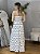 Vestido longo poá branco - Imagem 2