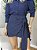 Shorts Saia em Linho Marinho - Imagem 3