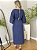 Vestido Midi de Linho marinho - Imagem 3