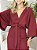 Vestido Midi de Linho Marsala - Imagem 1