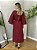 Vestido Midi de Linho Marsala - Imagem 3