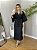 Vestido Midi de Linho Preto - Imagem 2