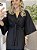 Vestido Midi de Linho Preto - Imagem 1