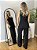 Conjunto calça e colete preto - Imagem 3