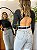 Body Feminino Gola Alta Manga Longa Costas Nuas Cor Preta - Imagem 1