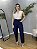 Blusa Feminina Transpassada Sem Manga Viscose | Creme - Imagem 2