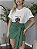 Shorts Saia Feminino Linho Verde Bandeira - Imagem 3