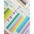 Tirinhas Autoadesivas Marca Texto Sticky Notes Cartela com 160 Tirinhas Cores Novas - Imagem 2