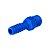 Adaptador com Rosca Externa de 3/8" - Cor Azul - Imagem 1