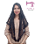 Véu Priscila Oval Preto - Imagem 4