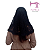 Véu Priscila Oval Preto - Imagem 8