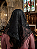 Véu Católico pra Missa Preto Santa Priscila Oval Triangular - Imagem 4