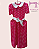 Vestido Modesto Pink Poá - Imagem 2