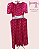 Vestido Modesto Pink Poá - Imagem 4