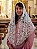 Véu Católico pra Missa Branco Santa Priscila Oval Triangular - Imagem 3