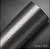 Adesivo inox para geladeira - Brushed Graphite 1,38 de largura Alltak Tuning - Imagem 1