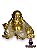 Buda Do Dinheiro Dourado Shine 10Cm - Imagem 1