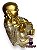 Buda Do Dinheiro Dourado Shine 10Cm - Imagem 4