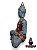 Buda Do Tibet Sentado Em Resina 25Cm - Imagem 4