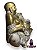 Buda Fortuna Dourado Grande 73503 - Imagem 4