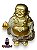 Buda Sorridente Oferecendo Ouro Shine 10Cm - Imagem 1