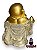 Buda Sorridente Oferecendo Ouro Shine 10Cm - Imagem 3