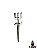 Punhal Garfo de Exu Aco Latao 20cm - Imagem 1