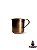 Caneca Mini De Cobre 4Cm - Imagem 1