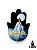 Mao Hamsa Yemanja Ceramica - Imagem 1