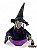 Halloween Pote Com Bruxa com Movimento Som e Luz 40x26x25Cm - Imagem 2