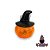 Halloween Abobora de Plastico com Chapeu de Bruxa e Luz Led - Imagem 2
