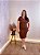 VESTIDO RIBANA MANGUINHA PLUS SIZE - Imagem 1