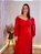 VESTIDO LONGO RAFA PLUS  SIZE MANGA LONGA - Imagem 9