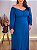 VESTIDO LONGO RAFA PLUS  SIZE MANGA LONGA - Imagem 5