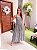 VESTIDO MIDI LISTRADO JULIETE SLIM - Imagem 1