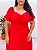 VESTIDO SARAH MANGUINHA LISO PLUS - Imagem 2