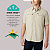 Camisa Columbia Masculina M/L Botão Silver Ridge 2.0 Cáqui - Imagem 3