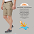 Calça Columbia Masculina Silver Ridge Convertible Cáqui - Imagem 4