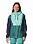 Jaqueta Columbia Corta Vento Feminina Lily Basin Azul e Verde - Imagem 1