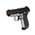 Pistola Daisy 5501 CO2 Blowback 4,5mm + 2 CO2  300un esferas - Imagem 3