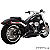 Escapamento Vance & Hines Big Radius 2 into 2 - Preto - Softail 2018-2024 - Fat Bob, Low Rider, Fat Boy e Breakout - Imagem 3